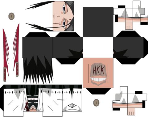 Çocuklar İçin  Bleach Kağıt Kübik Oyuncaklar Şablonu  
