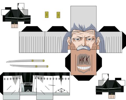 Çocuklar İçin  Bleach Kağıt Kübik Oyuncaklar Şablonu  