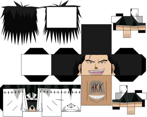 Çocuklar İçin  Bleach Kağıt Kübik Oyuncaklar Şablonu  