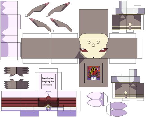 Çocuklar İçin  Digimon Kağıt Kübik Oyuncaklar Şablonu  