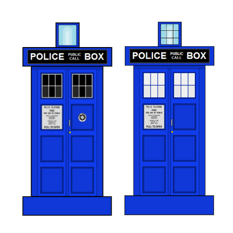 Çocuklar İçin  Doctor Who Kağıt Kübik Oyuncaklar Şablonu  