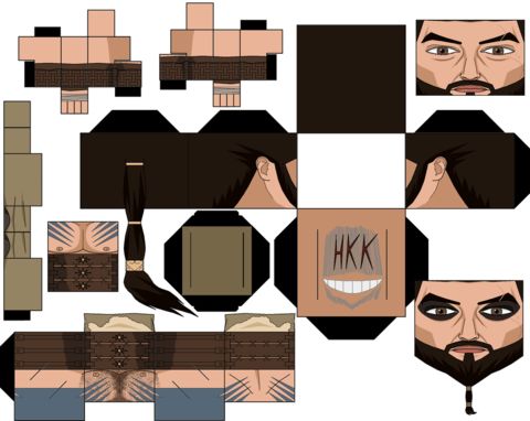 Çocuklar İçin  Game of Thrones Kağıt Kübik Oyuncaklar Şablonu  