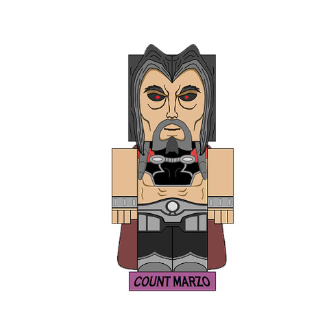 Çocuklar İçin  He-Man Kağıt Kübik Oyuncaklar Şablonu  