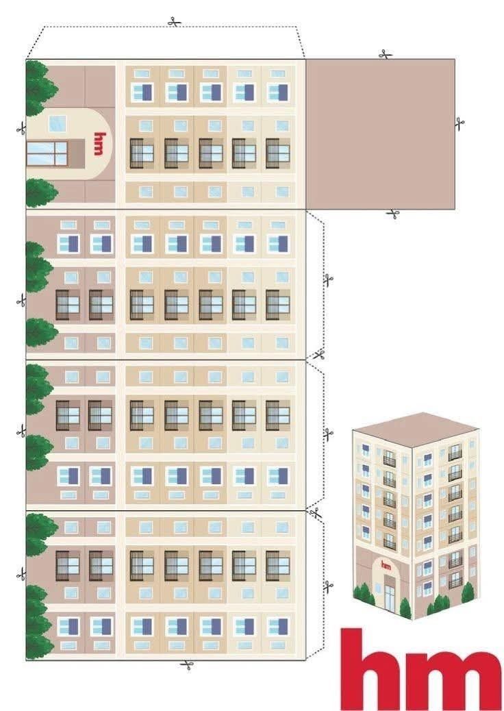 Çocuklar İçin  Ev Hazır Maket Şablonları  