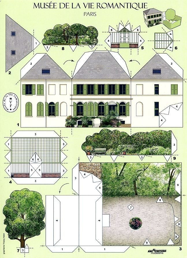Çocuklar İçin  Ev Hazır Maket Şablonları  