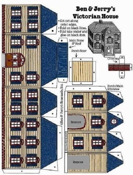 Çocuklar İçin  Ev Hazır Maket Şablonları  