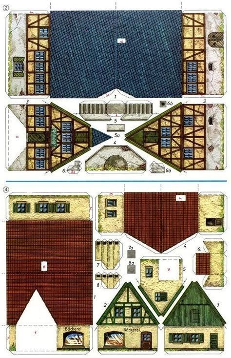 Çocuklar İçin  Ev Hazır Maket Şablonları  