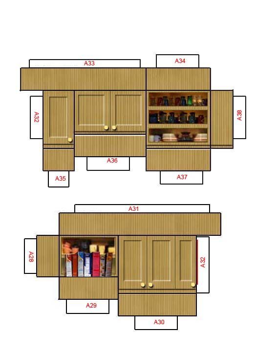 Çocuklar İçin  Eşya Hazır Maket Şablonları  