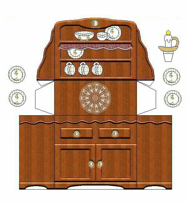 Çocuklar İçin  Eşya Hazır Maket Şablonları  