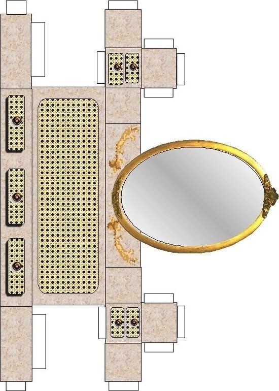 Çocuklar İçin  Eşya Hazır Maket Şablonları  