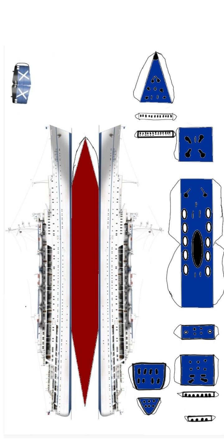 Çocuklar İçin  Gemi Hazır Maket Şablonları  