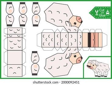 Çocuklar İçin  Hayvan Hazır Maket Şablonları  