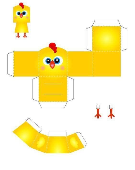 Çocuklar İçin  Hayvan Hazır Maket Şablonları  