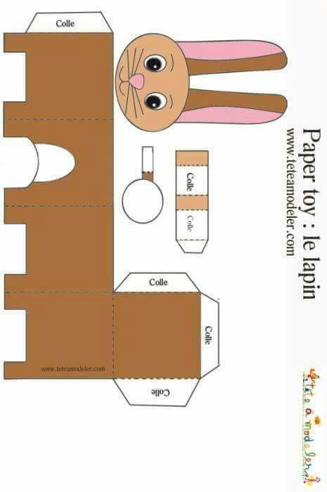 Çocuklar İçin  Hayvan Hazır Maket Şablonları  