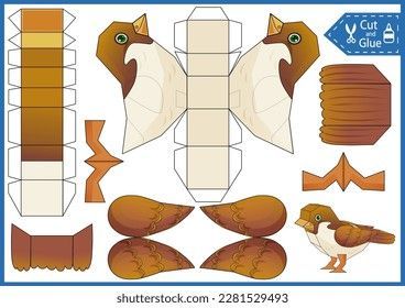 Çocuklar İçin  Hayvan Hazır Maket Şablonları  