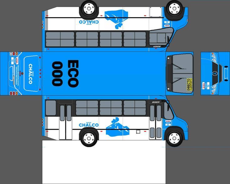 Otobüs Maket Şablonları