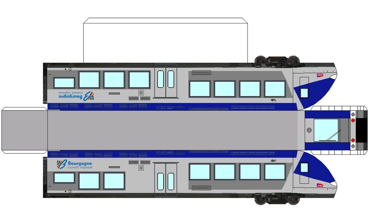 Çocuklar İçin  Tren Hazır Maket Şablonları  