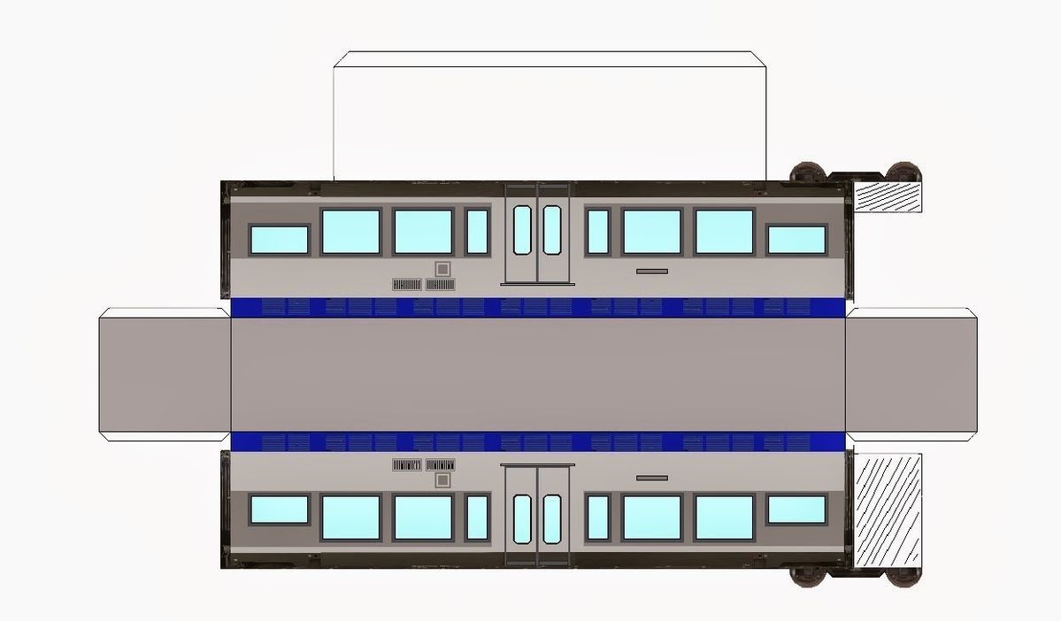 Çocuklar İçin  Tren Hazır Maket Şablonları  