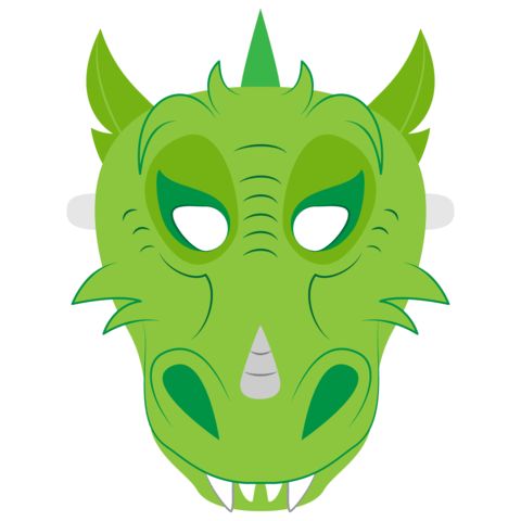 Çocuklar İçin  Fantazi Hazır Maske Şablonları 