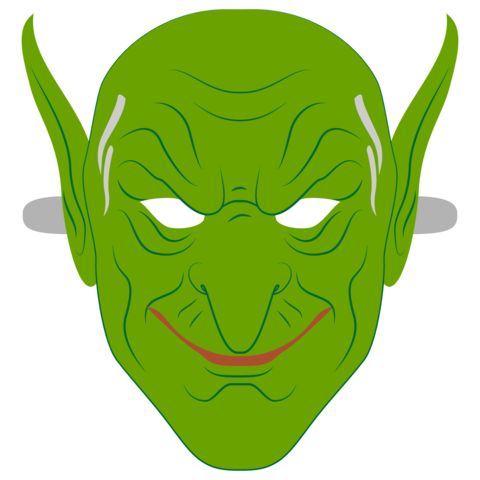 Çocuklar İçin  Fantazi Hazır Maske Şablonları 