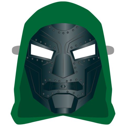 Çocuklar İçin  Çizgifilm-Karakterleri Hazır Maske Şablonları 