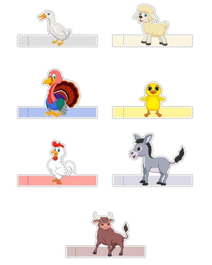 Çocuklar İçin  Kağıt Tek Parmak Kuklası  