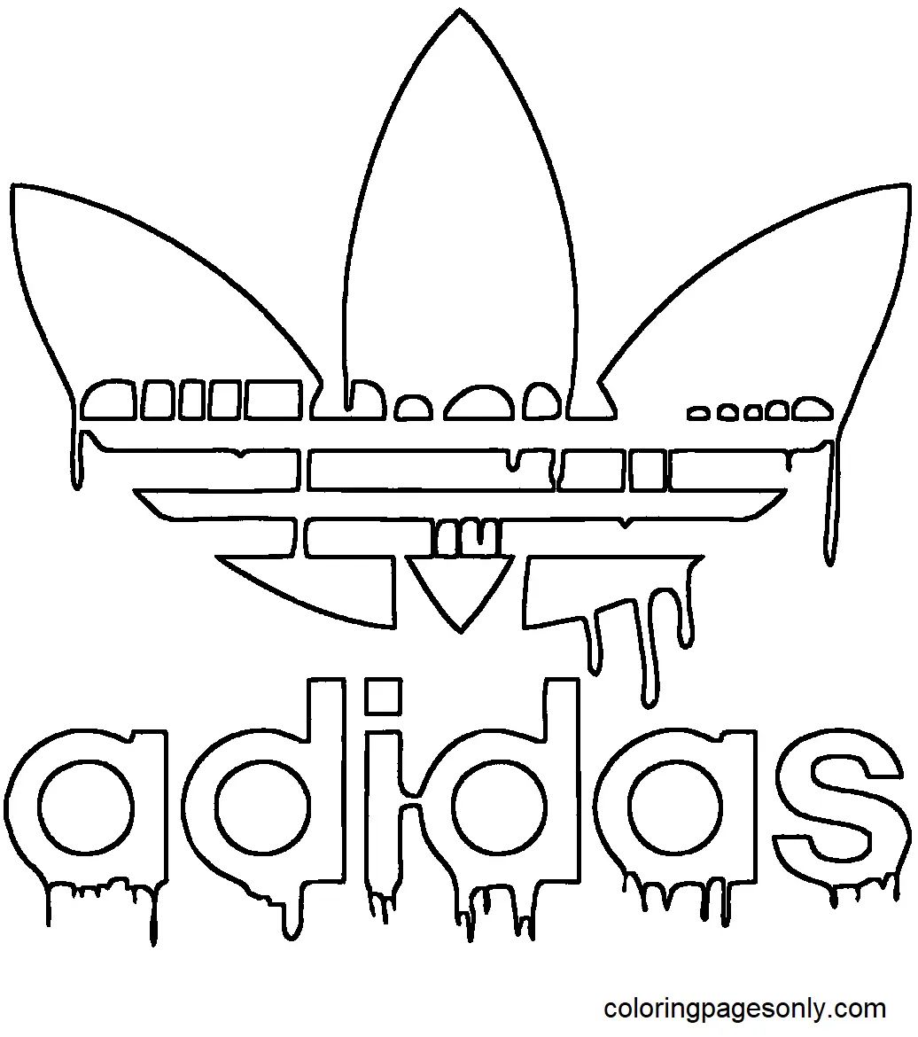 Çocuklar İçin Adidas Boyama Sayfaları 