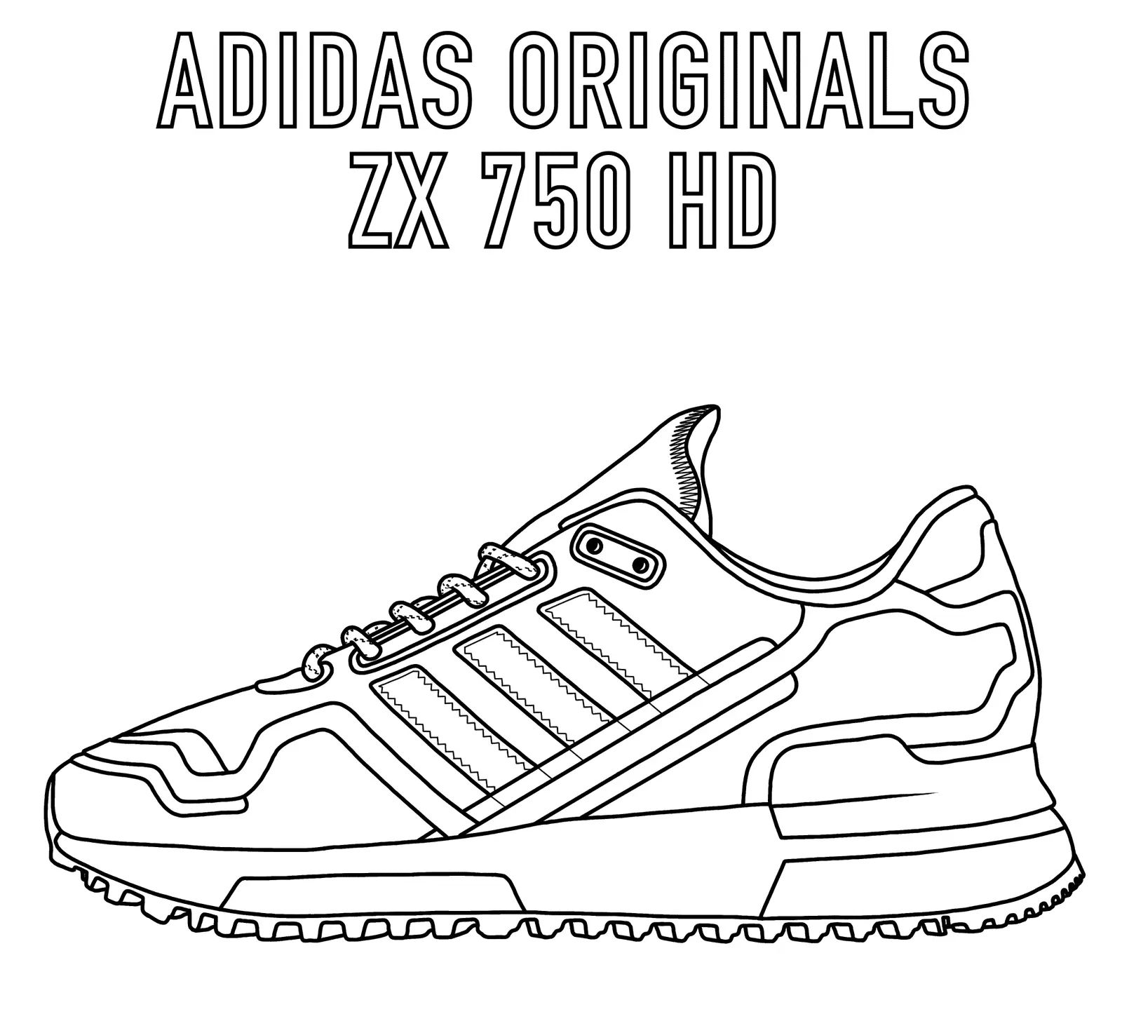 Çocuklar İçin Adidas Boyama Sayfaları 