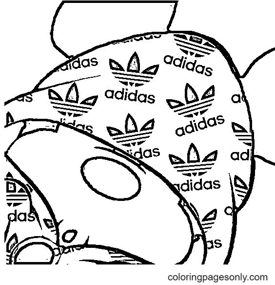 Çocuklar İçin Adidas Boyama Sayfaları 