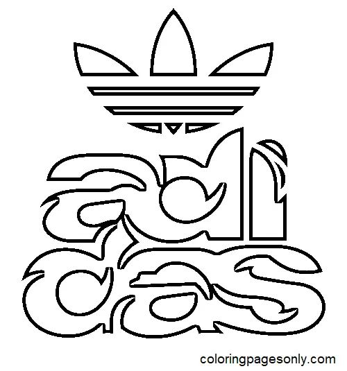 Çocuklar İçin Adidas Boyama Sayfaları 