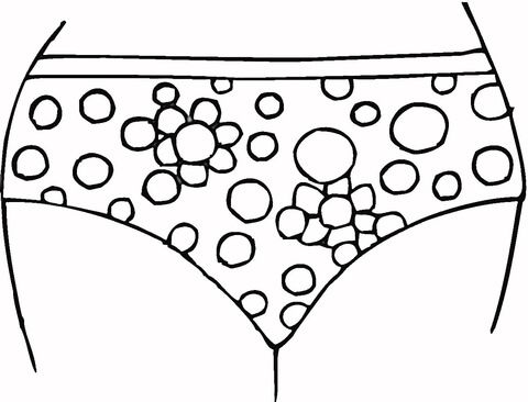 Çocuklar İçin Bikini Boyama Sayfaları 