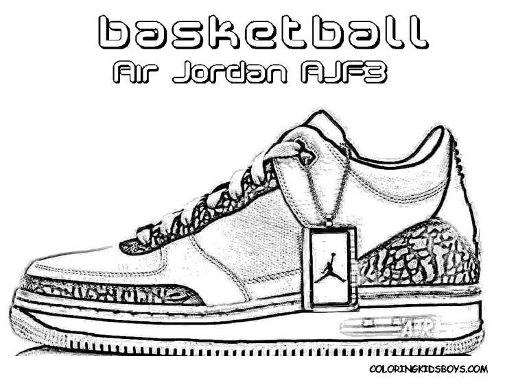 Çocuklar İçin Nike Boyama Sayfaları 