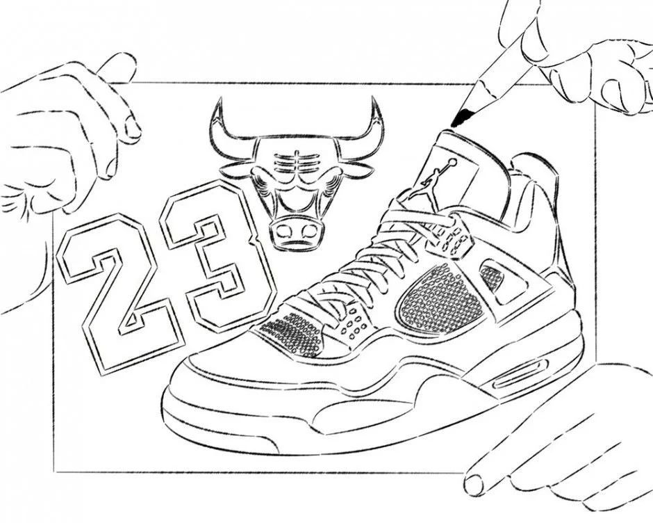 Çocuklar İçin Nike Boyama Sayfaları 