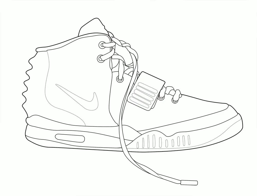 Çocuklar İçin Nike Boyama Sayfaları 