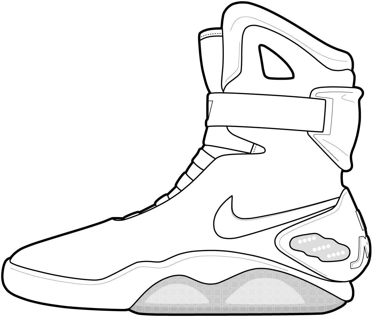 Çocuklar İçin Nike Boyama Sayfaları 