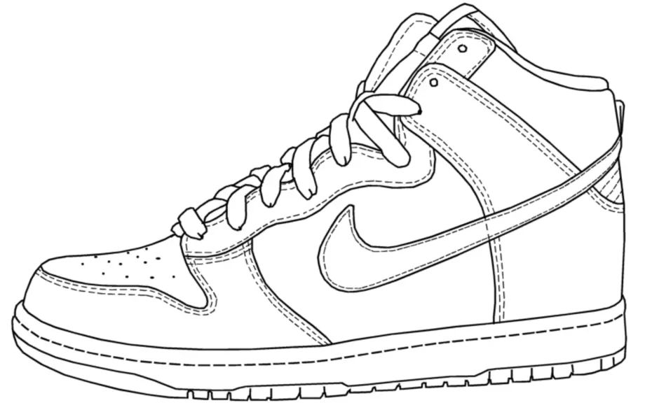 Çocuklar İçin Nike Boyama Sayfaları 
