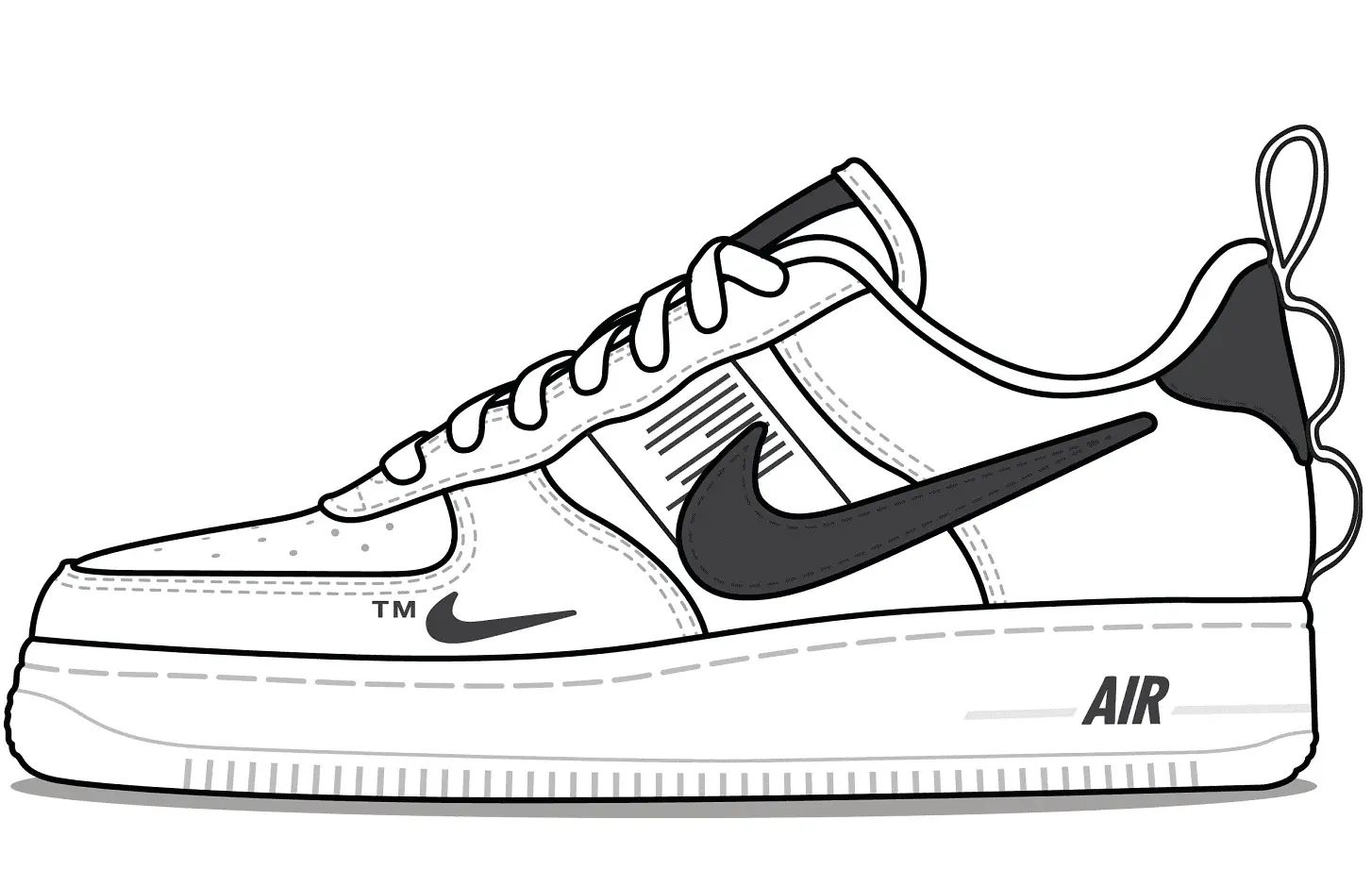 Çocuklar İçin Nike Boyama Sayfaları 