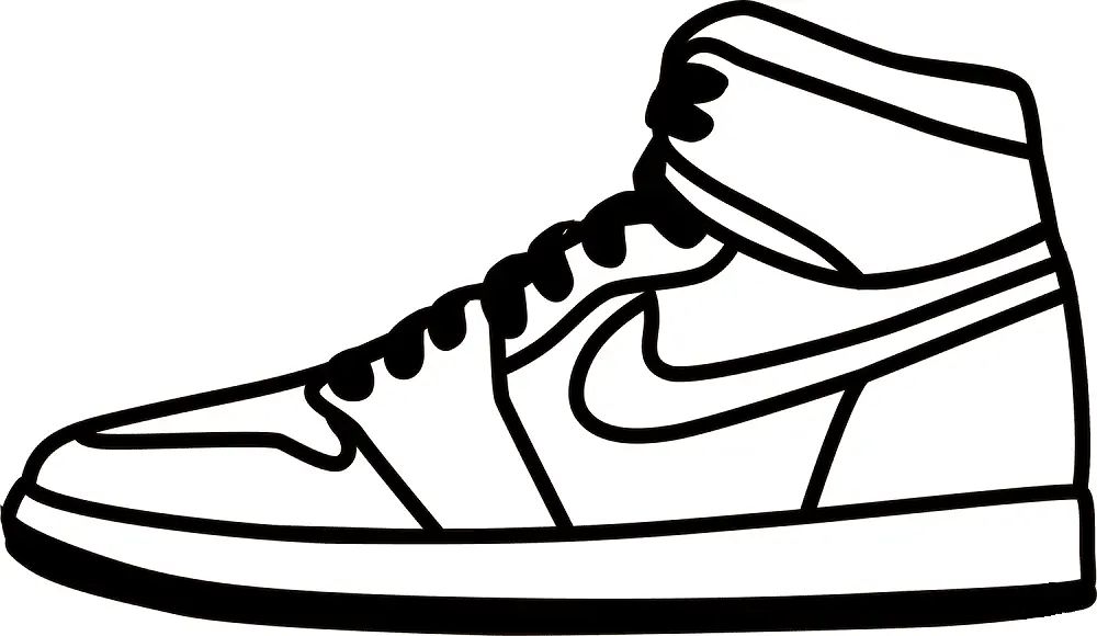 Çocuklar İçin Nike Boyama Sayfaları 
