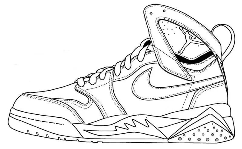 Çocuklar İçin Nike Boyama Sayfaları 