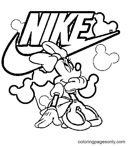 Çocuklar İçin Nike Boyama Sayfaları 