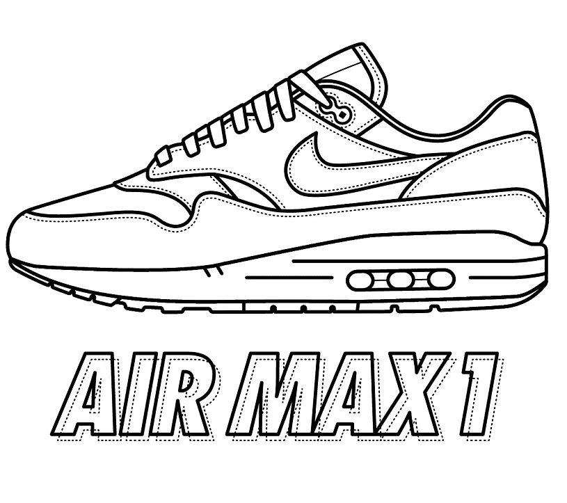 Çocuklar İçin Nike Boyama Sayfaları 