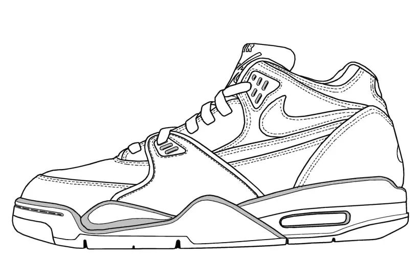 Çocuklar İçin Nike Boyama Sayfaları 