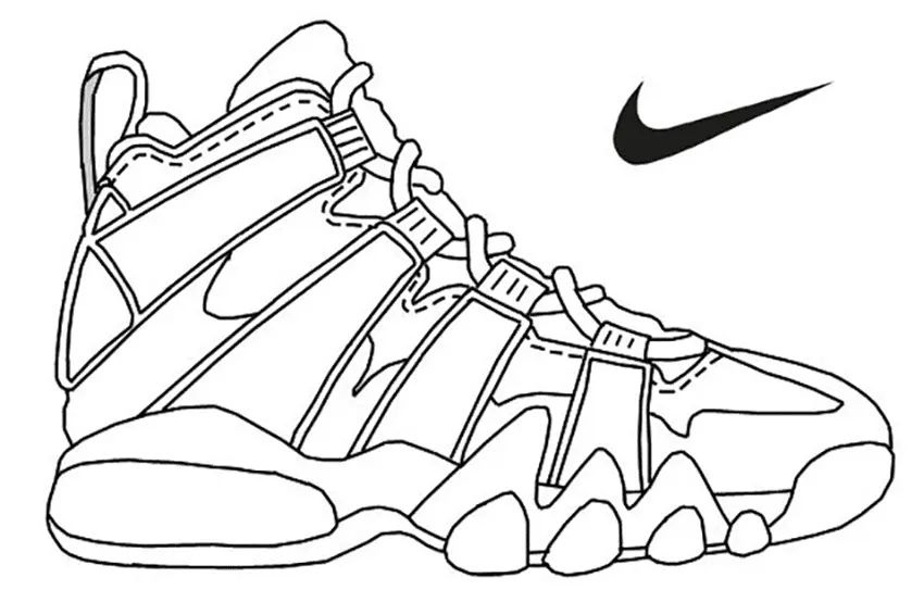 Çocuklar İçin Nike Boyama Sayfaları 