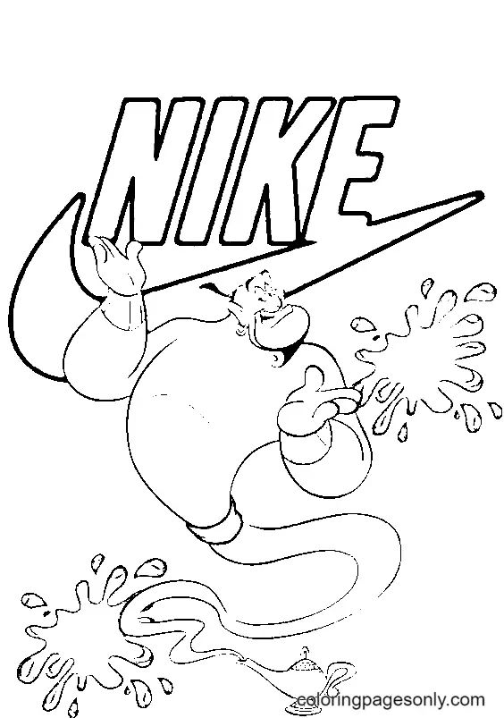 Çocuklar İçin Nike Boyama Sayfaları 