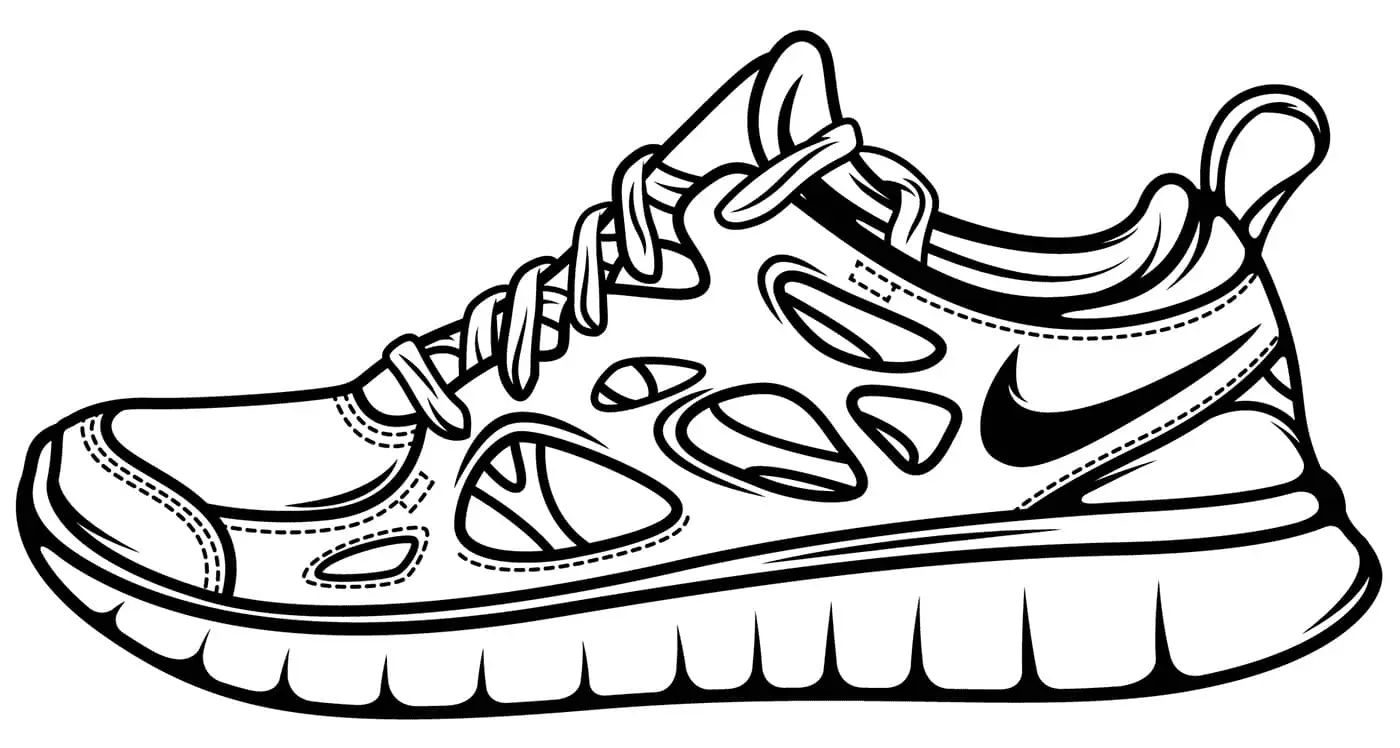 Çocuklar İçin Nike Boyama Sayfaları 