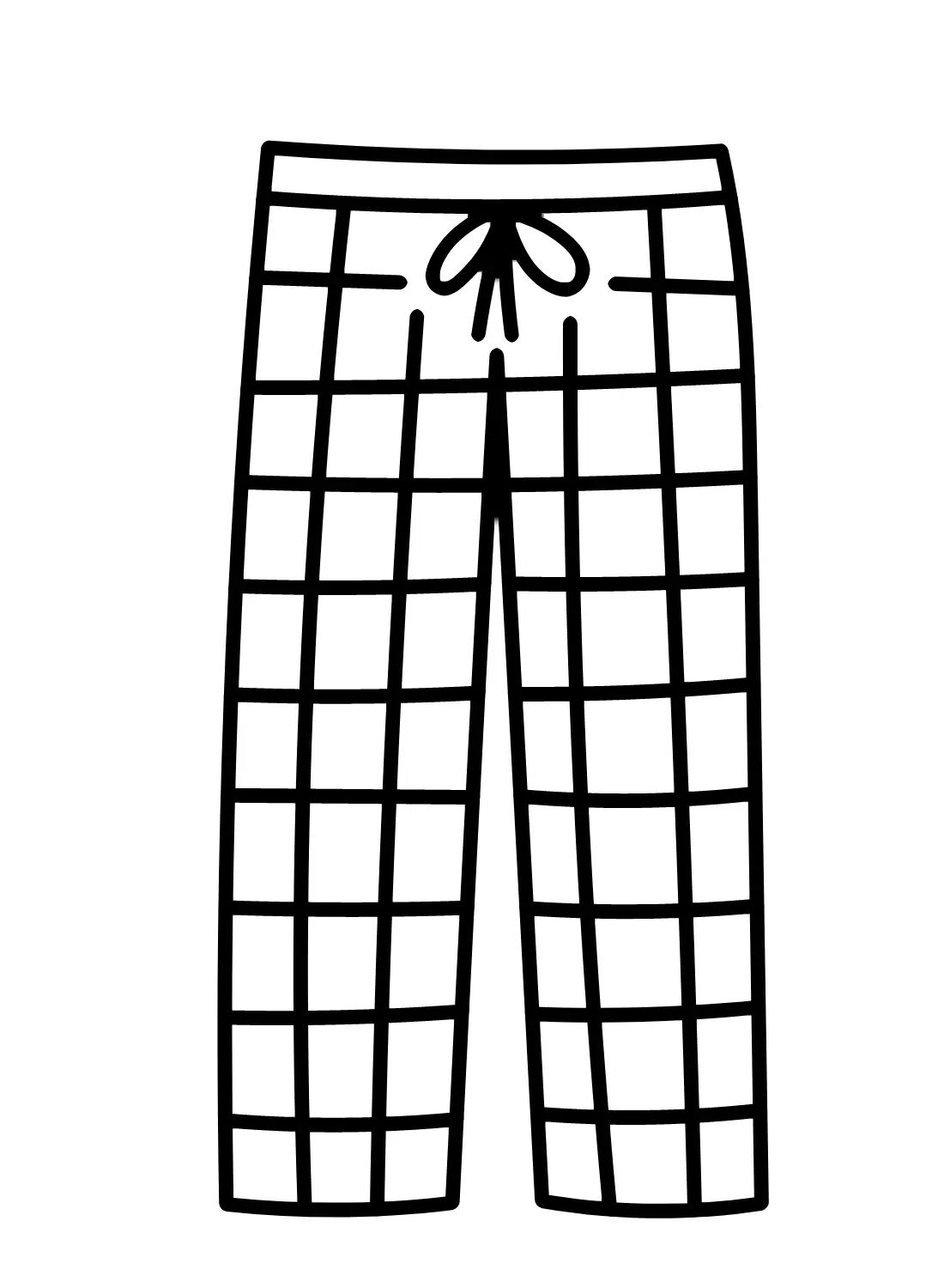 Çocuklar İçin Pantalon Boyama Sayfaları 