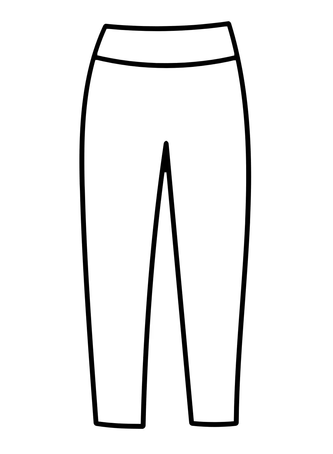 Çocuklar İçin Pantalon Boyama Sayfaları 