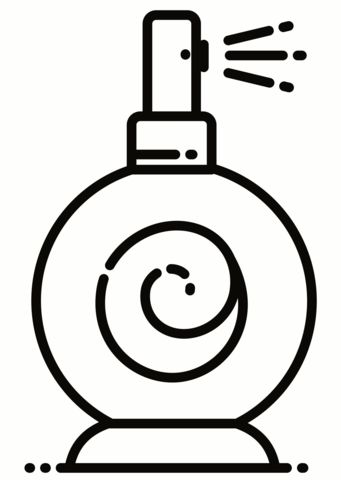 Çocuklar İçin Parfüm Boyama Sayfaları 
