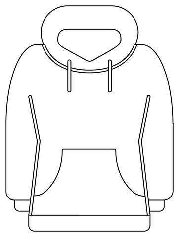 Çocuklar İçin Sweat-t-shirt Boyama Sayfaları 