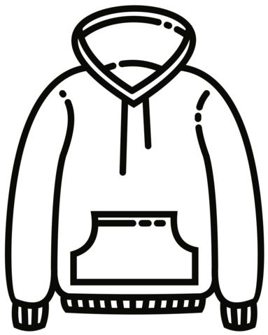 Çocuklar İçin Sweat-t-shirt Boyama Sayfaları 